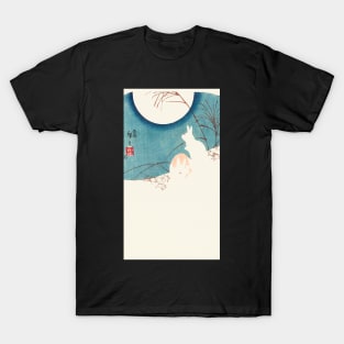 Hiroshige: Rabbits and the Moon T-Shirt